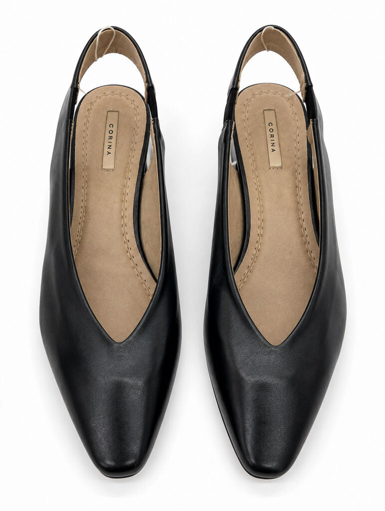 Sling-Back Nappa NEGRO