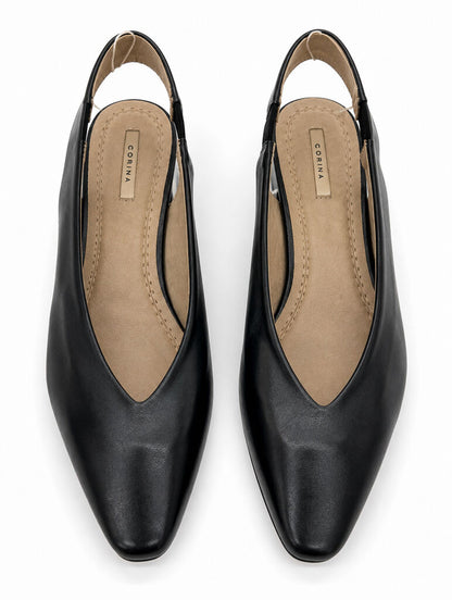 Sling-Back Nappa NEGRO