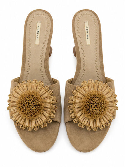 Sandal Suede CAMEL