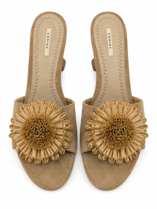 Sandal Suede CAMEL