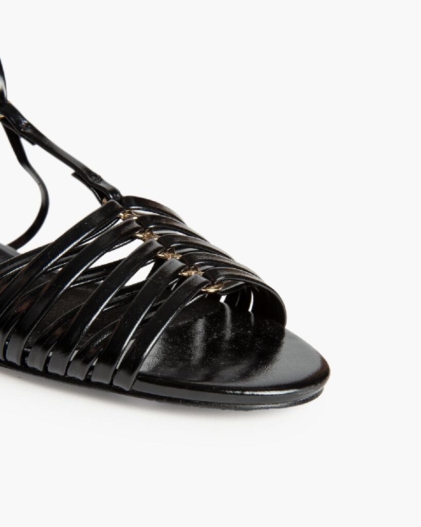 Flat Shoe Vernice NEGRO