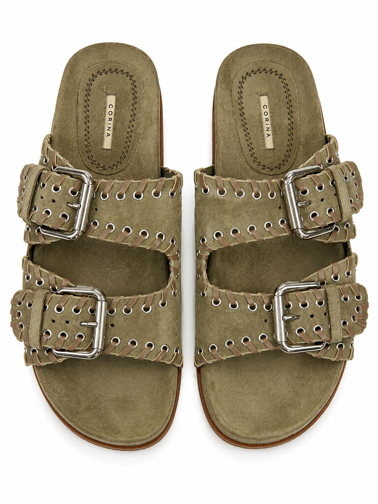 Flat Shoe Suede KAKI