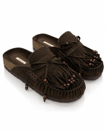 Clog Suede CAFE