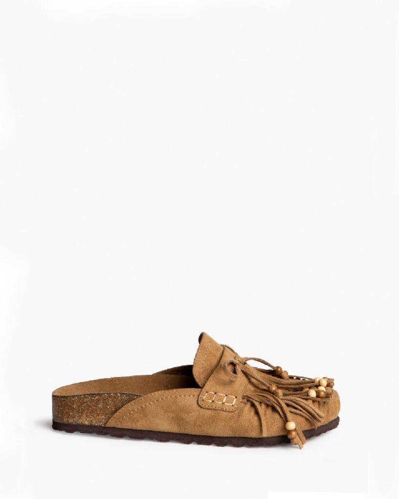 Clog Suede CAMEL
