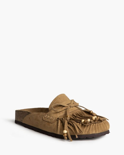 Clog Suede CAMEL
