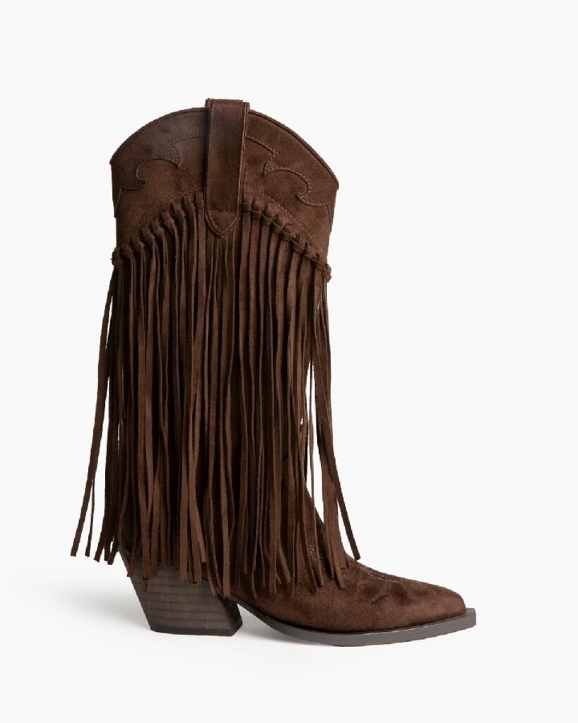 Western Boot Suede CAFE