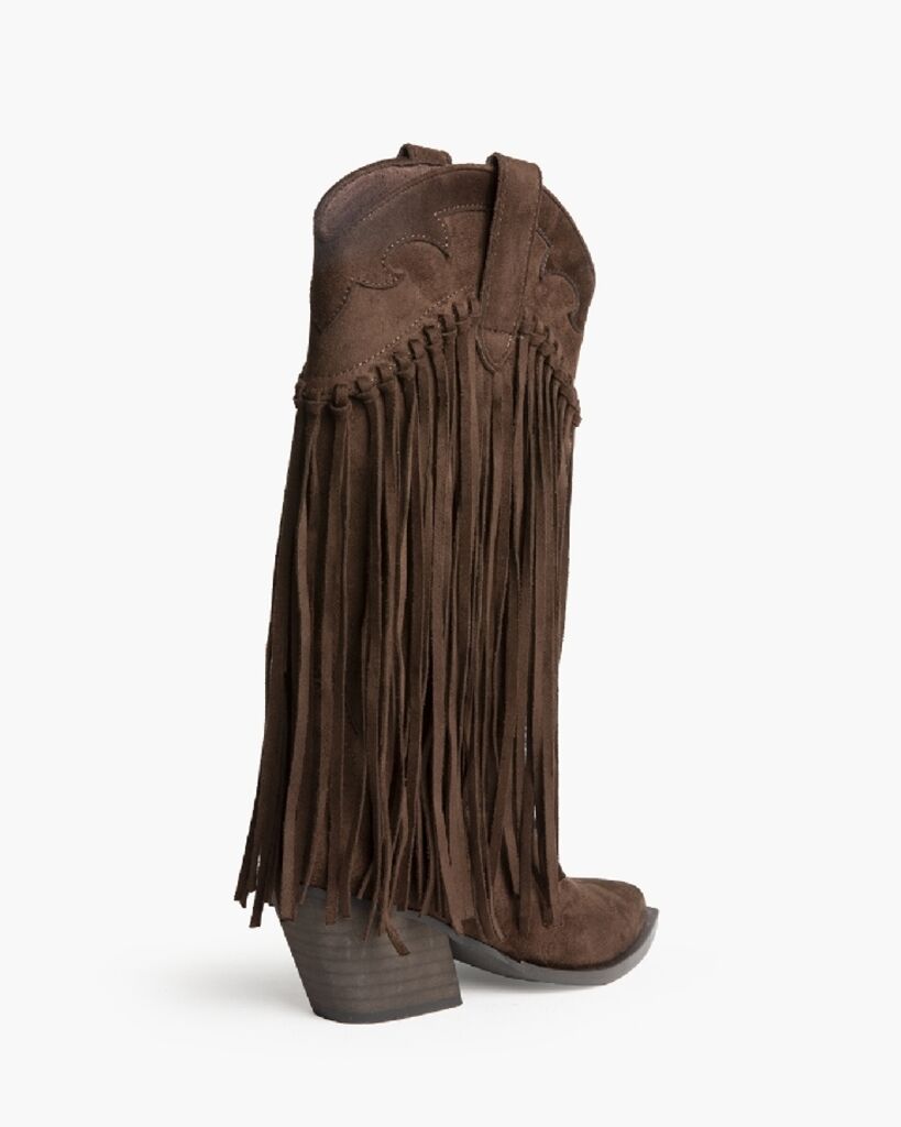 Western Boot Suede CAFE