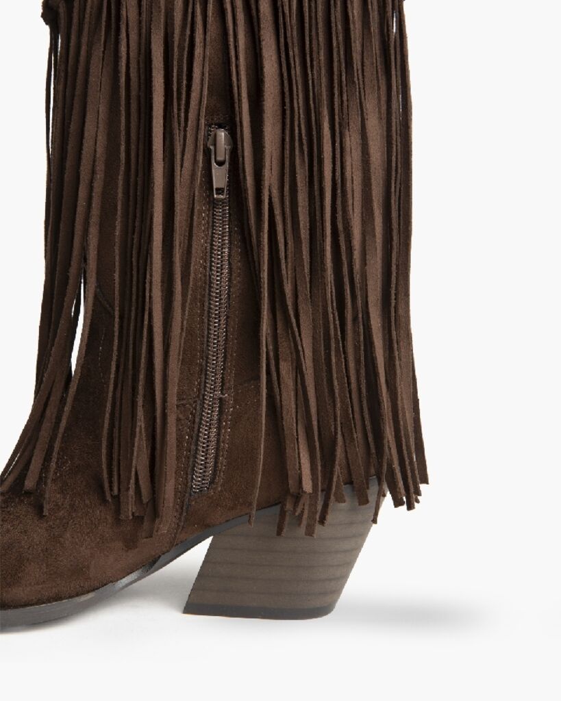 Western Boot Suede CAFE