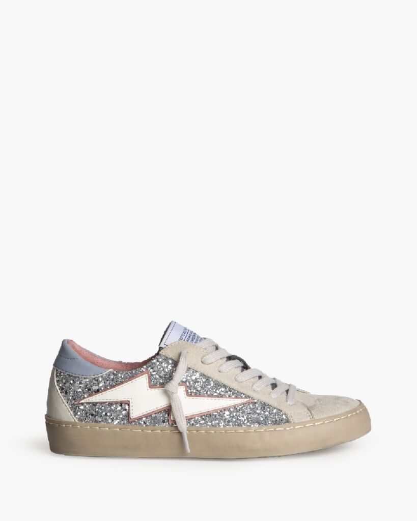 Sneaker Glitter PLATA