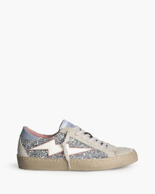Sneaker Glitter PLATA