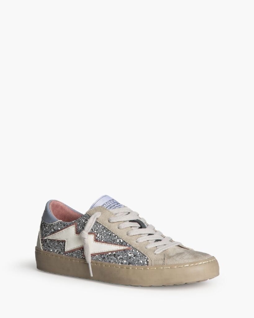 Sneaker Glitter PLATA