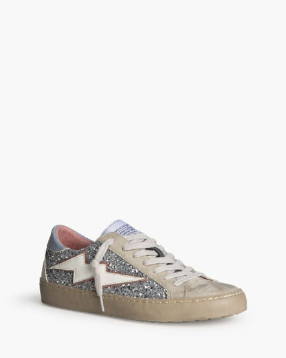 Sneaker Glitter PLATA