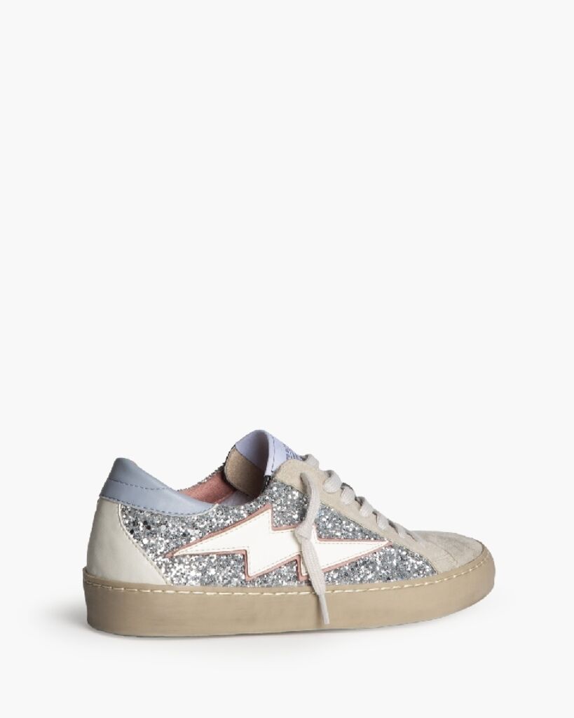Sneaker Glitter PLATA