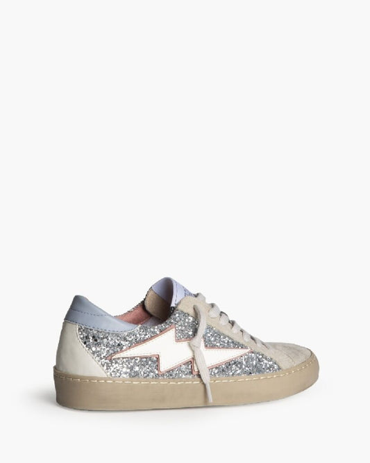 Sneaker Glitter PLATA
