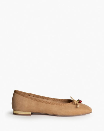 Ballerina Suede CAMEL
