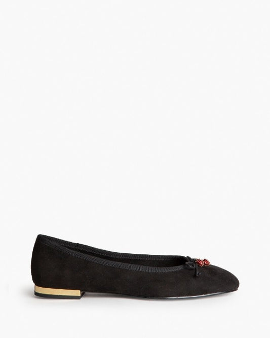 Ballerina Suede NEGRO