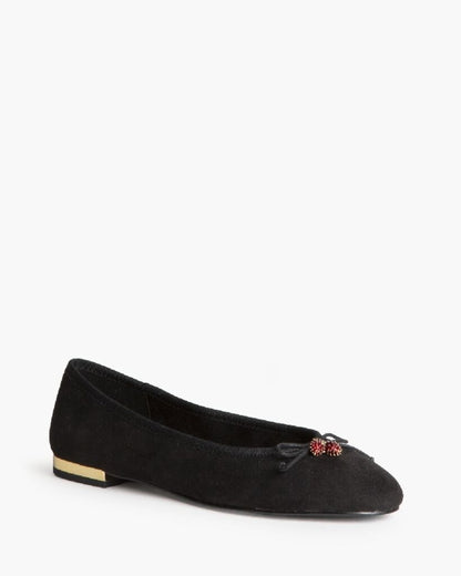 Ballerina Suede NEGRO