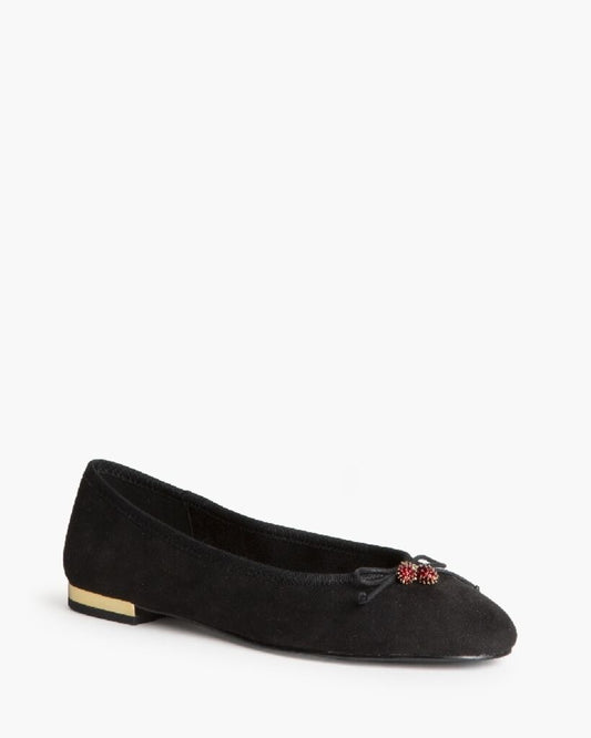 Ballerina Suede NEGRO