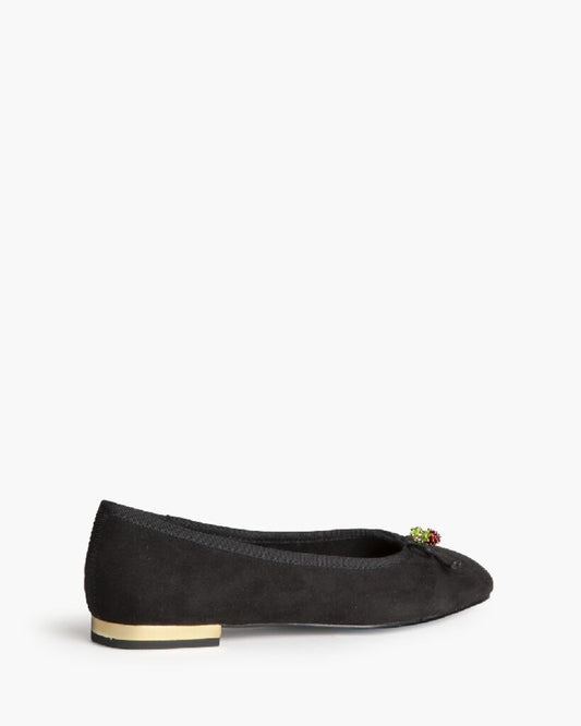 Ballerina Suede NEGRO