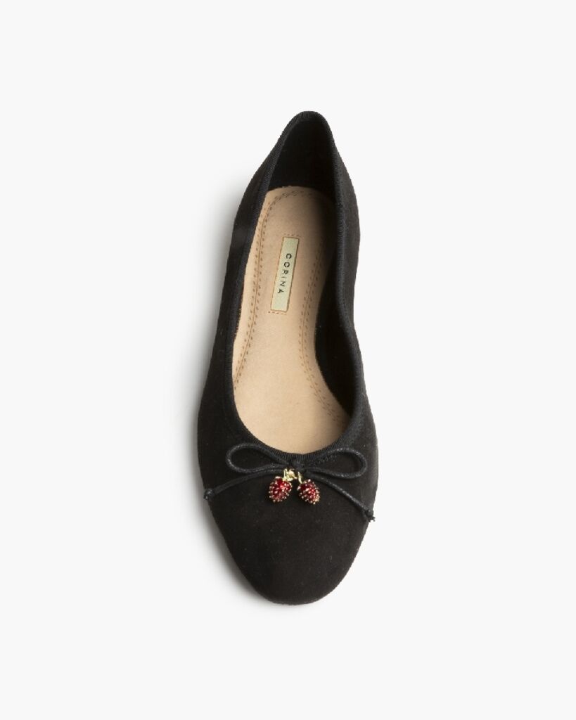 Ballerina Suede NEGRO