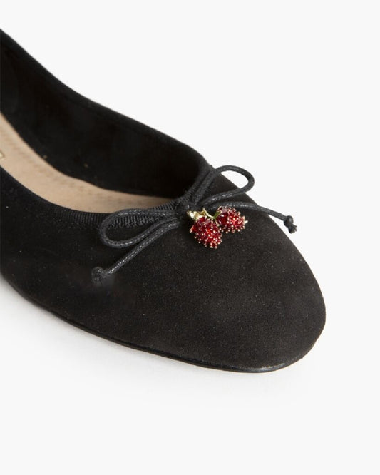 Ballerina Suede NEGRO