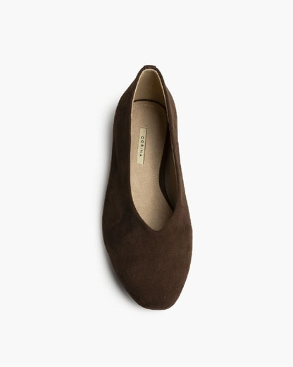 Ballerina Suede CAFE