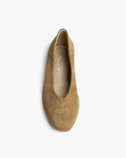 Ballerina Suede CAMEL