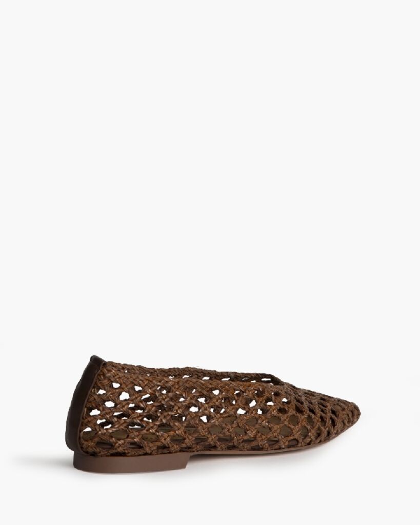 Ballerina Braided.Nappa MARRON