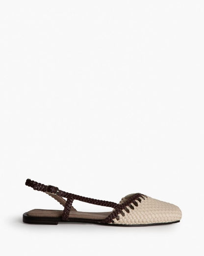 Flat Shoe Intreccio HIELO