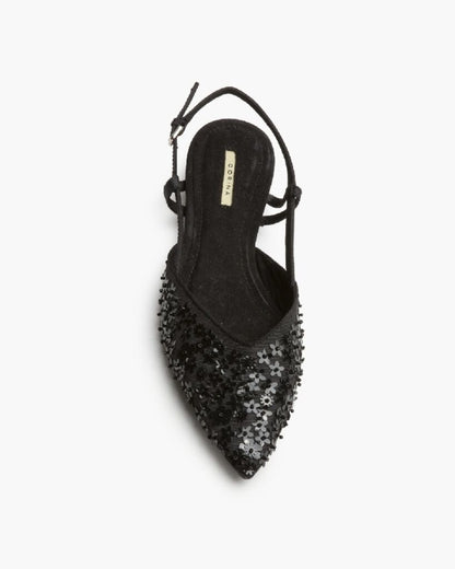 Flat Shoe Pai/Tess NEGRO