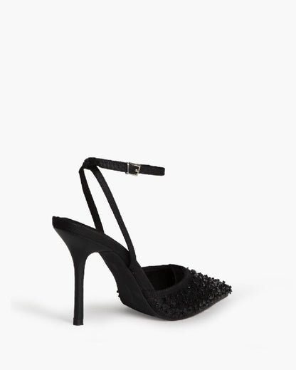 Ankle Strap Pump Pai/Tess NEGRO