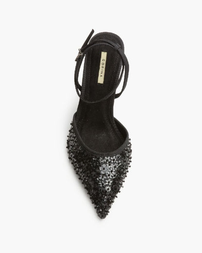 Ankle Strap Pump Pai/Tess NEGRO