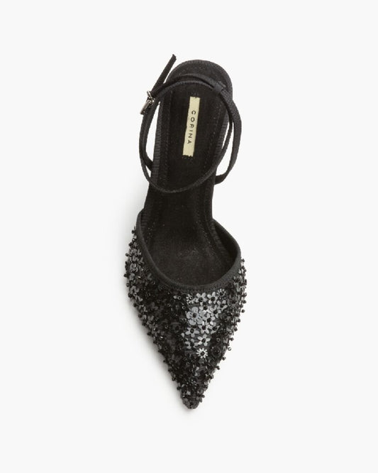 Ankle Strap Pump Pai/Tess NEGRO
