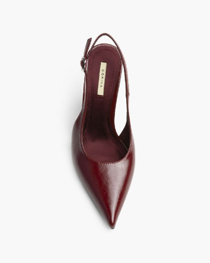 Sling-Back Nappa BURDEOS