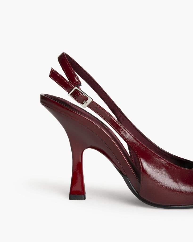 Sling-Back Nappa BURDEOS