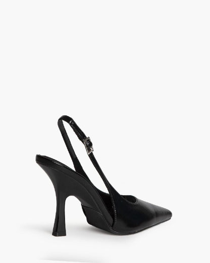 Sling-Back Nappa NEGRO