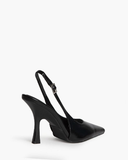 Sling-Back Nappa NEGRO