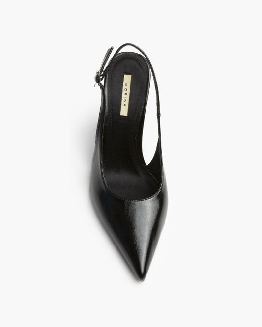 Sling-Back Nappa NEGRO