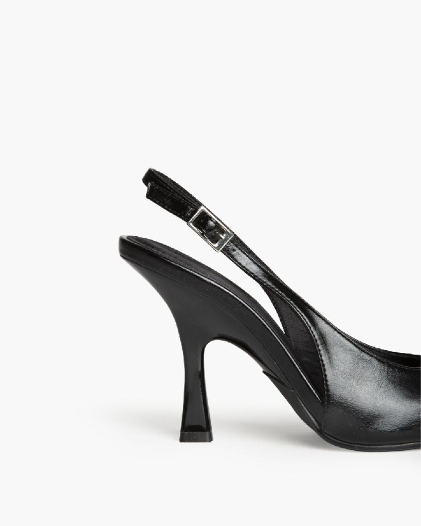 Sling-Back Nappa NEGRO