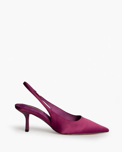 Sling-Back Satin BUGANVI