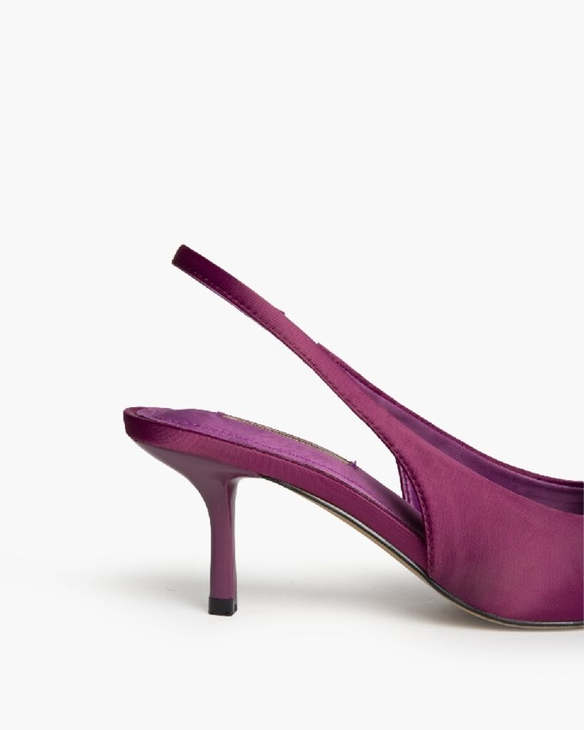 Sling-Back Satin BUGANVI
