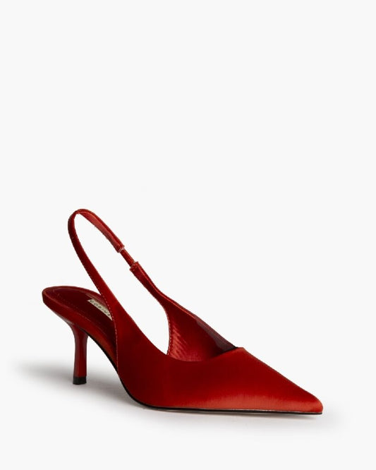 Sling-Back Satin NARANJA