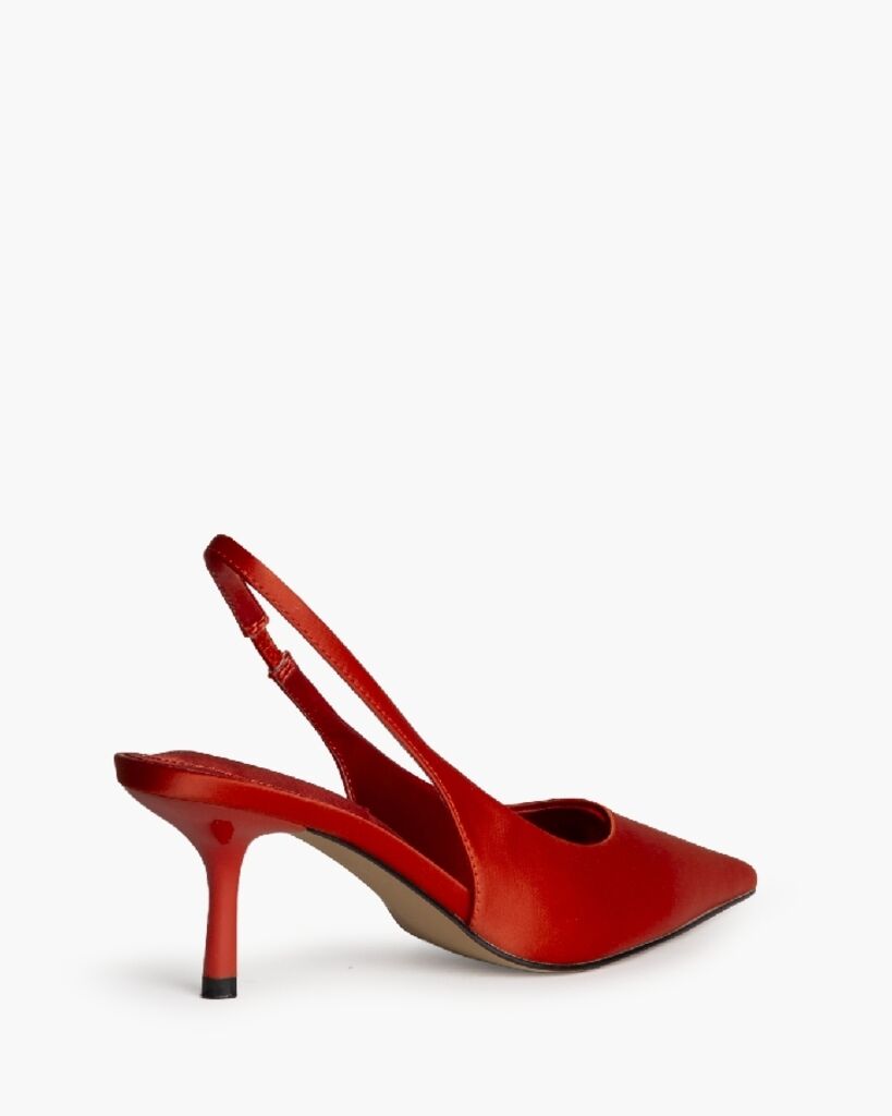 Sling-Back Satin NARANJA