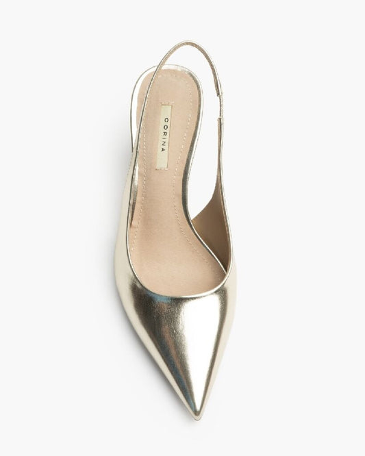 Sling-Back Laminato ORO