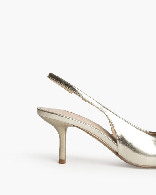 Sling-Back Laminato ORO