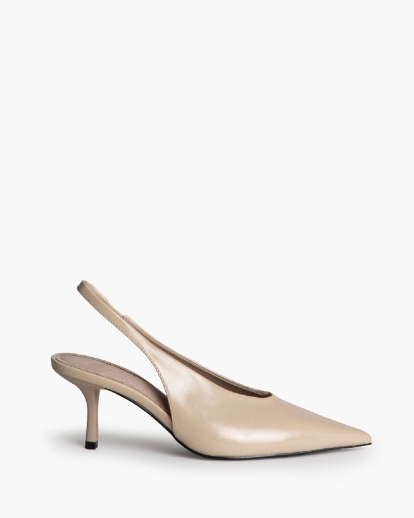 Sling-Back Nappa BEIGE