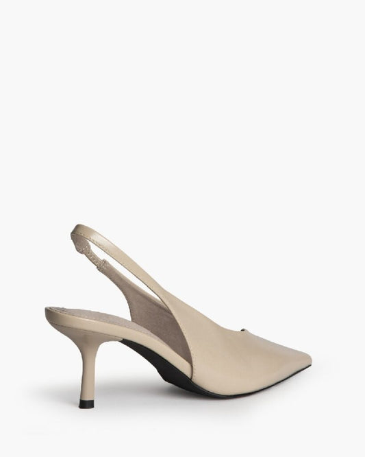Sling-Back Nappa BEIGE