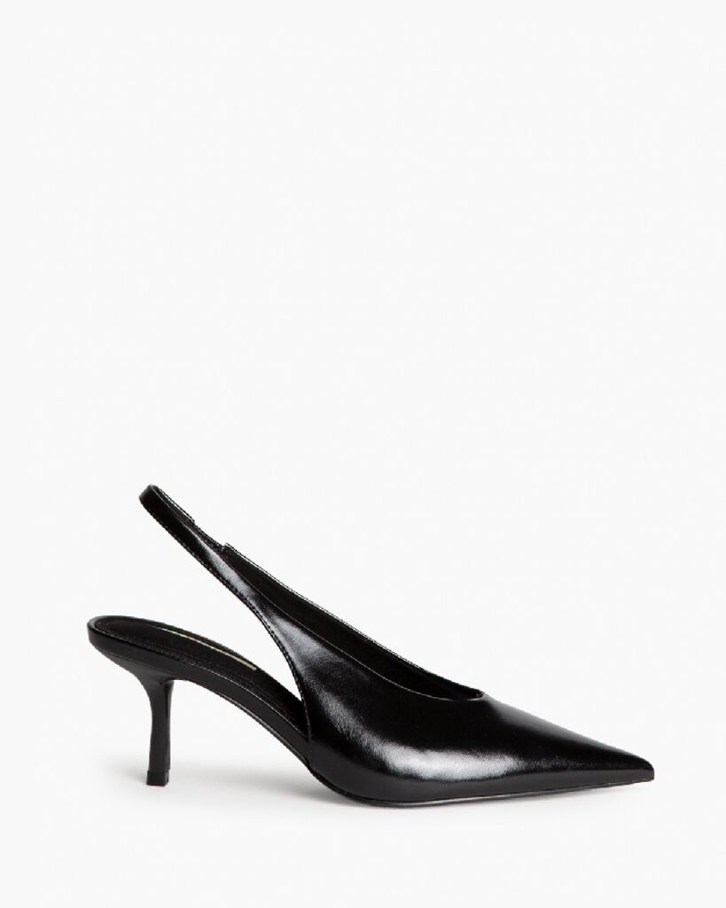 Sling-Back Nappa NEGRO