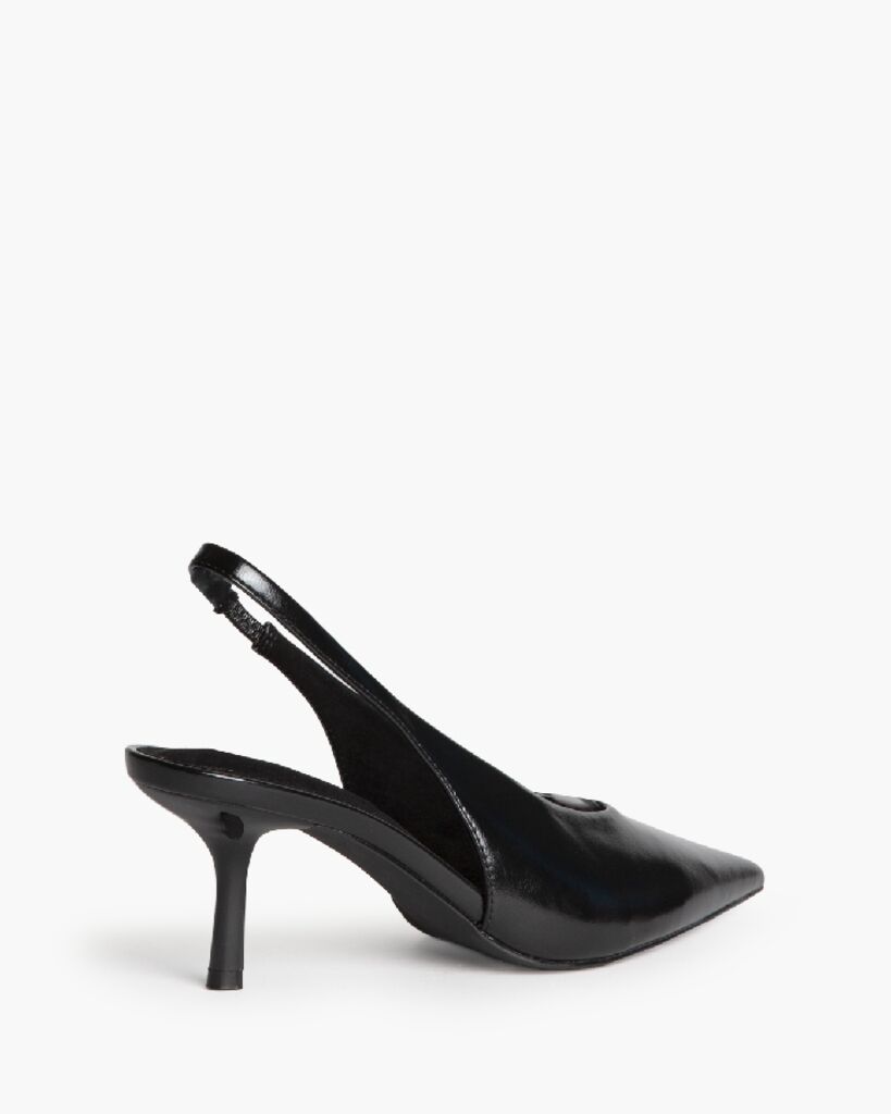 Sling-Back Nappa NEGRO