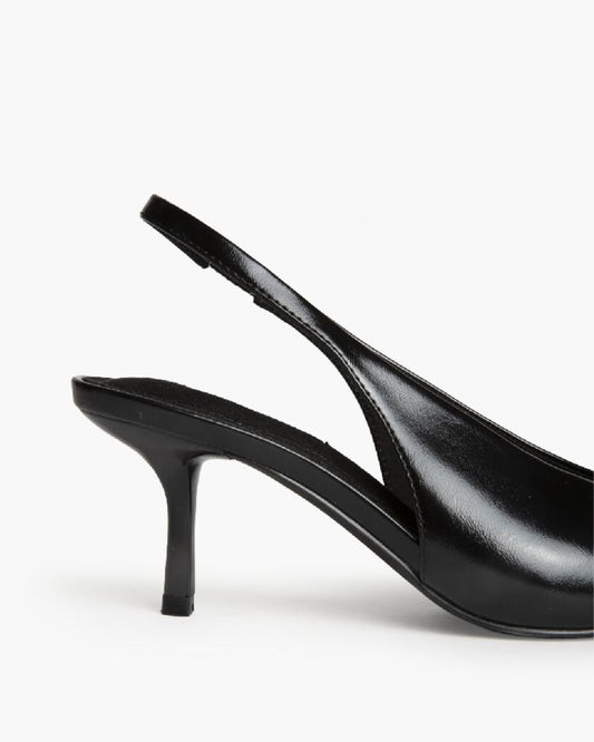 Sling-Back Nappa NEGRO